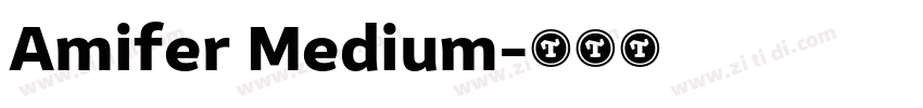Amifer Medium字体转换